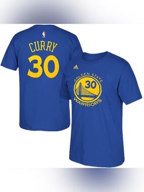 Adidas Golden State Warriors Stephen Curry Number Tee